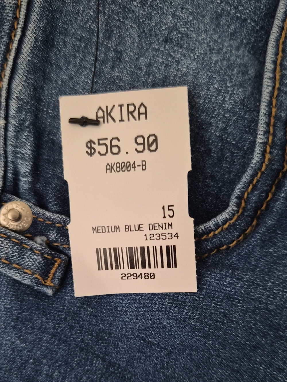 BRAND NEW STRETCH BELL-BITTOM DENIM JEANS